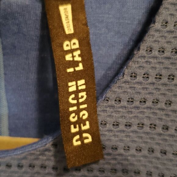 Design Lab Lord & Taylor blue skater dress - Picture 3 of 5